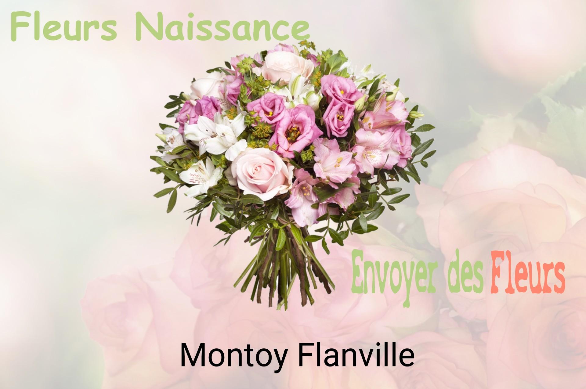 Bouquet de fleurs de naissance livré à Montoy-Flanville